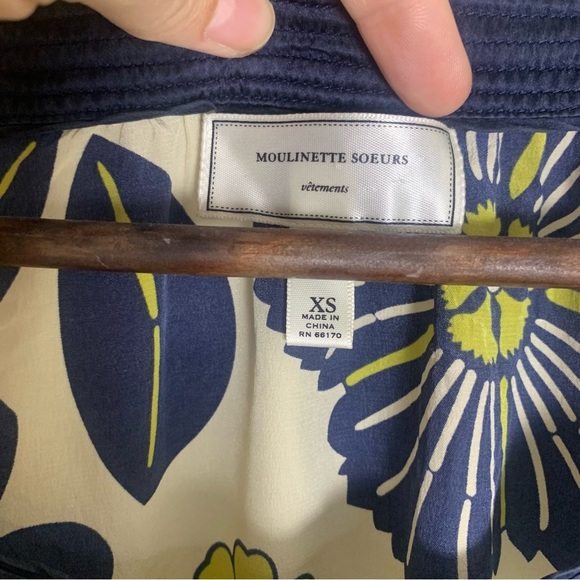 Moulinette Souers Anthropologie Women’s Silk Mini Dress Sz XS - Picture 3 of 7